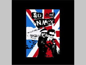 Sex Pistols - Sid and Nancy  potlačená nášivka rozmery cca. 12x12cm (po krajoch neobšívaná